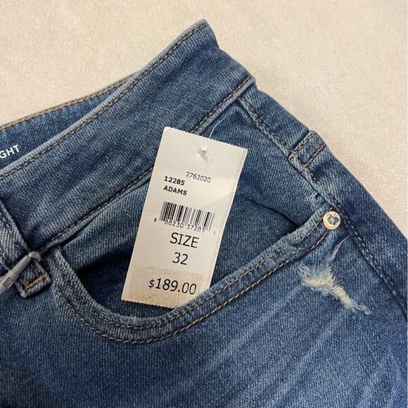 NWT New DL1961 Riley Straight Boyfriend Jean in Adams Wash Size 32 - Picture 7 of 10